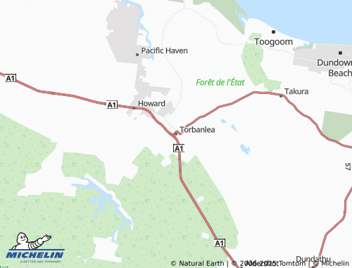 MICHELIN Torbanlea map - ViaMichelin