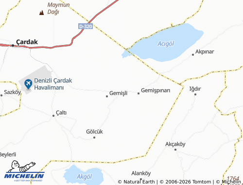 Mappa MICHELIN Gemiş - ViaMichelin