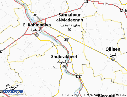 Mapa MICHELIN Kafr Othman - ViaMichelin