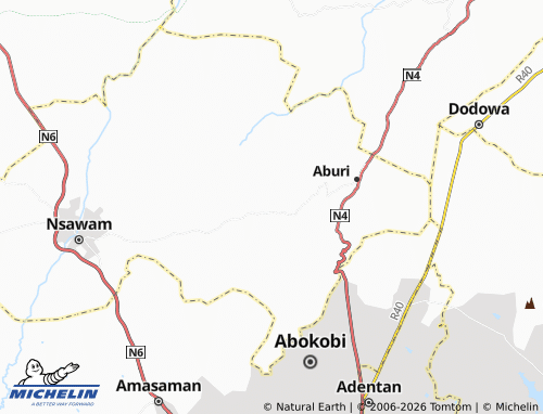 Mappa MICHELIN Nsaba - ViaMichelin
