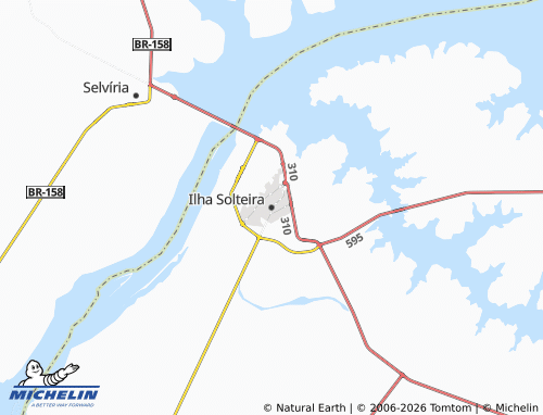 Mapa MICHELIN Ilha Solteira - ViaMichelin