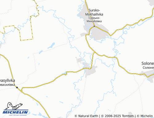 MICHELIN Trudoliubivka map - ViaMichelin