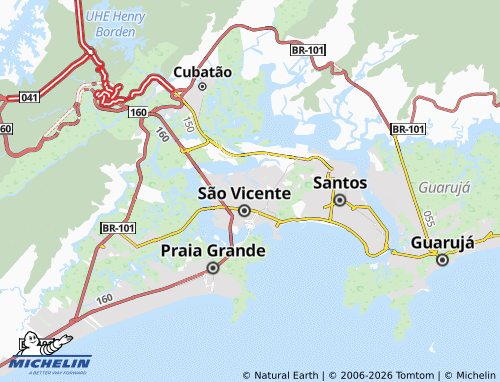 MICHELIN Catiapoã map - ViaMichelin