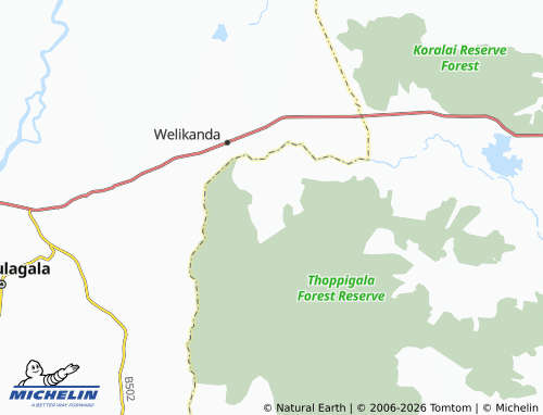Mappa MICHELIN Vadamunai - ViaMichelin