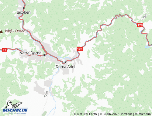 MICHELIN Cozănești map - ViaMichelin