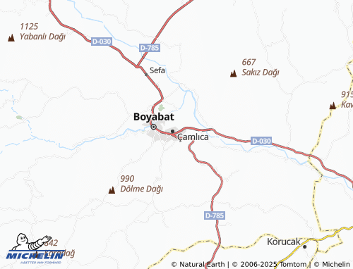 MICHELIN Esentepe map - ViaMichelin