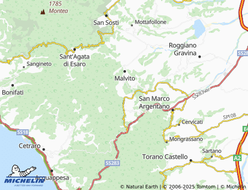 MICHELIN Mirabella map - ViaMichelin