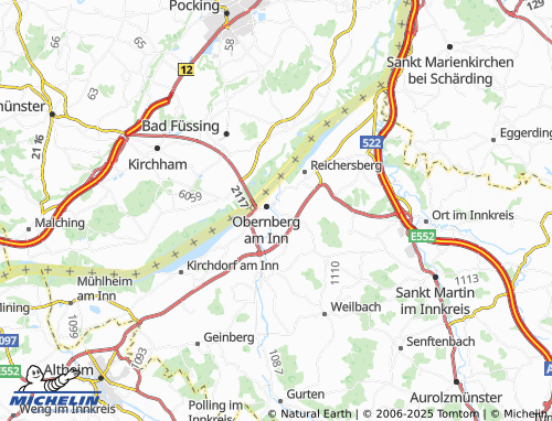 Carte MICHELIN Mühlberg - ViaMichelin