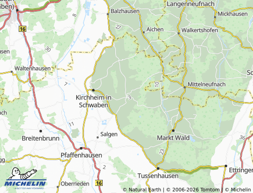 Mappa MICHELIN Eppishausen - ViaMichelin