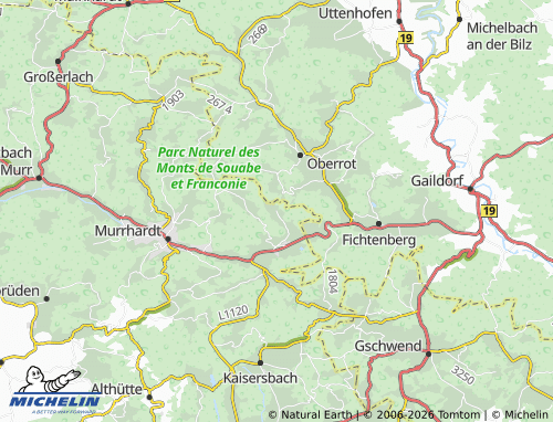 MICHELIN Neuhaus map - ViaMichelin