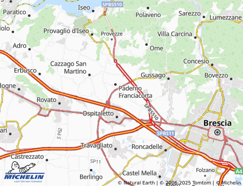 MICHELIN Albarello map - ViaMichelin