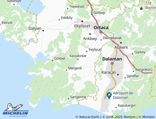 MICHELIN Karadonlar map - ViaMichelin