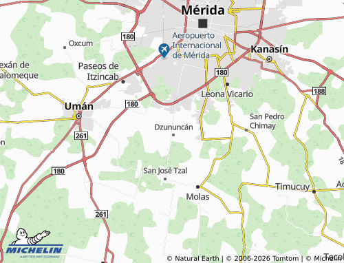 Mapa MICHELIN Dzununcán Localidad - ViaMichelin