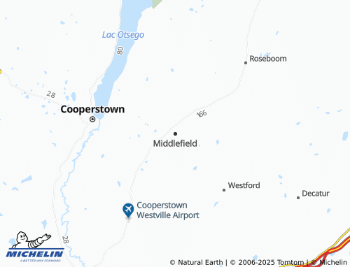 MICHELIN-Landkarte Middlefield - ViaMichelin