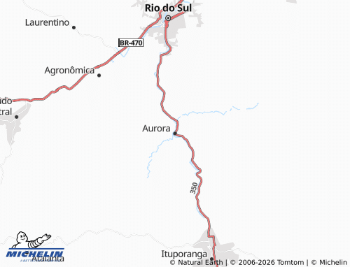 MICHELIN Aurora map - ViaMichelin