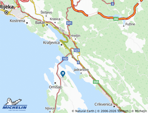Mapa MICHELIN Šmrika - ViaMichelin