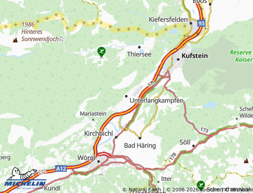 MICHELIN Unterlangkampfen map - ViaMichelin