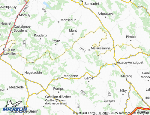 Carte MICHELIN Montagut - ViaMichelin