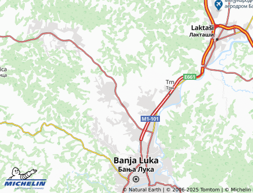 MICHELIN-Landkarte Ramići - ViaMichelin