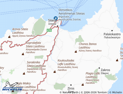 Carte MICHELIN Stavromenos - ViaMichelin