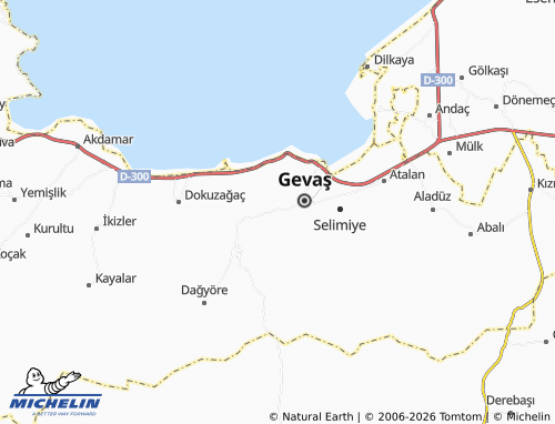 MICHELIN-Landkarte Elmalı - ViaMichelin