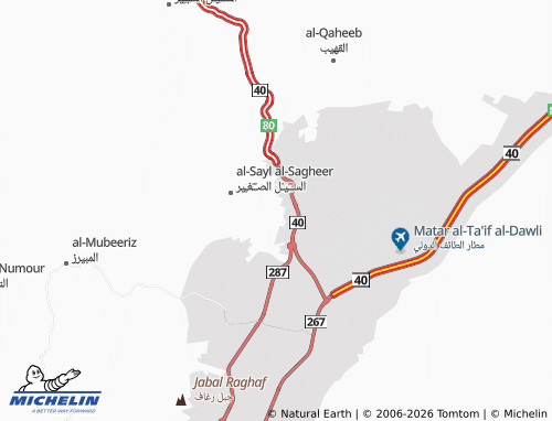 MICHELIN-Landkarte al-Safra' - ViaMichelin