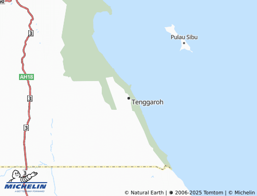 MICHELIN-Landkarte Tenggaroh - ViaMichelin