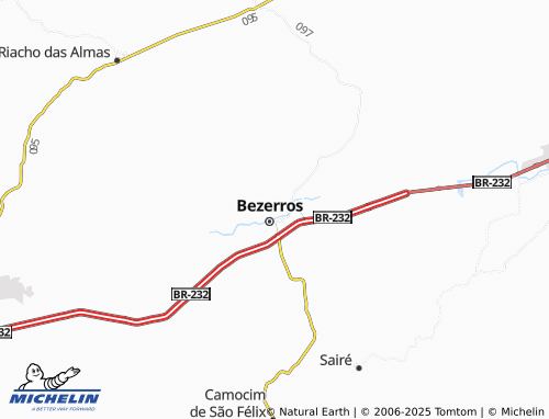 MICHELIN Gameleira map - ViaMichelin