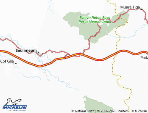 MICHELIN Lon Baroh map - ViaMichelin