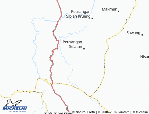 MICHELIN Blang Mane map - ViaMichelin