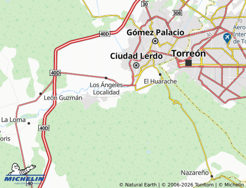 Mappa MICHELIN El Sacrificio - ViaMichelin