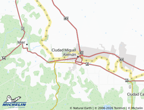 Carte MICHELIN Solidaridad - ViaMichelin