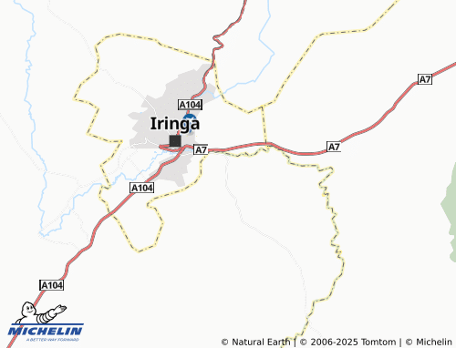 MICHELIN Tagamenda map - ViaMichelin
