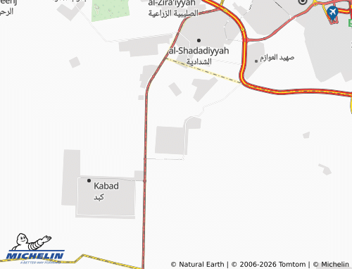 MICHELIN Rajm Khashman-Muslan Block 2 map - ViaMichelin