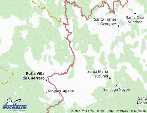 Kaart MICHELIN Concepción de Guerrero - ViaMichelin