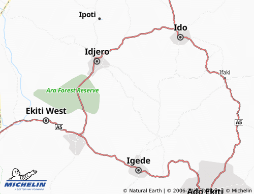 Mappa MICHELIN Ara-Idjero - ViaMichelin