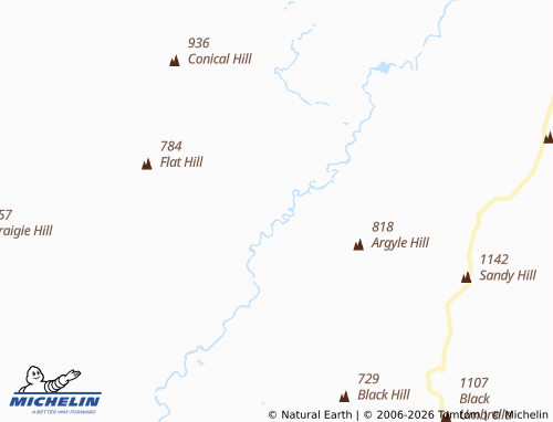 Mapa MICHELIN Steeple Burn - ViaMichelin
