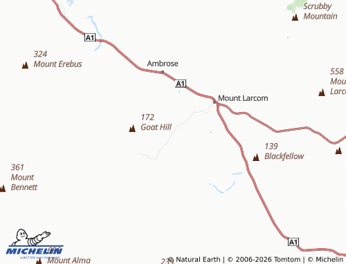 Mapa MICHELIN Machine Creek - ViaMichelin