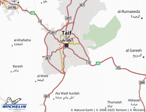 Kaart MICHELIN Hay al-Wash'ha' - ViaMichelin