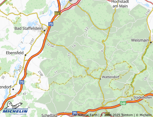 MICHELIN End map - ViaMichelin