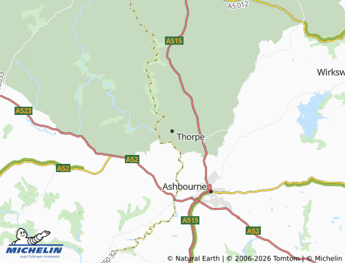 MICHELIN Thorpe map - ViaMichelin