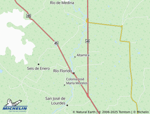 MICHELIN Altamira map - ViaMichelin