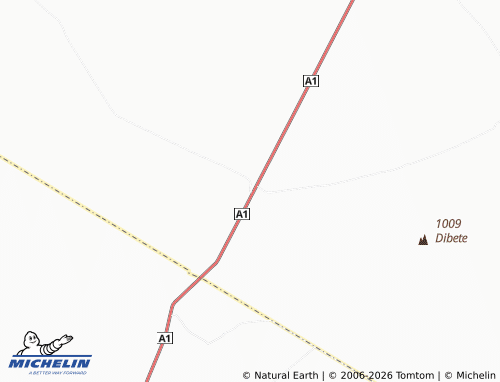 MICHELIN Dibete map - ViaMichelin