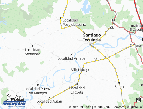 Mappa MICHELIN Localidad Amapa - ViaMichelin