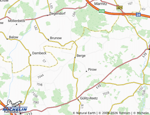 Mappa MICHELIN Berge - ViaMichelin