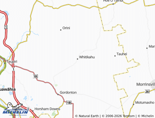 Mapa MICHELIN Whitikahu - ViaMichelin