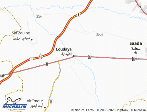 MICHELIN al-'Awdayah map - ViaMichelin