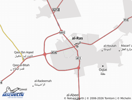 MICHELIN-Landkarte al-Yarmouk - ViaMichelin