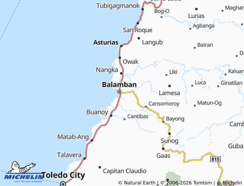 Mappa MICHELIN Aliwanay - ViaMichelin