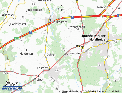 Carte MICHELIN Bötersheim - ViaMichelin